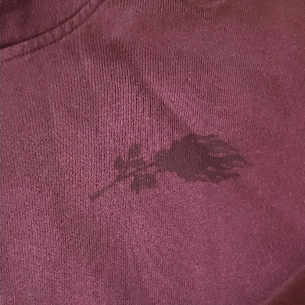 Civil Regime Concrete Snap Hoodie OXBLOOD